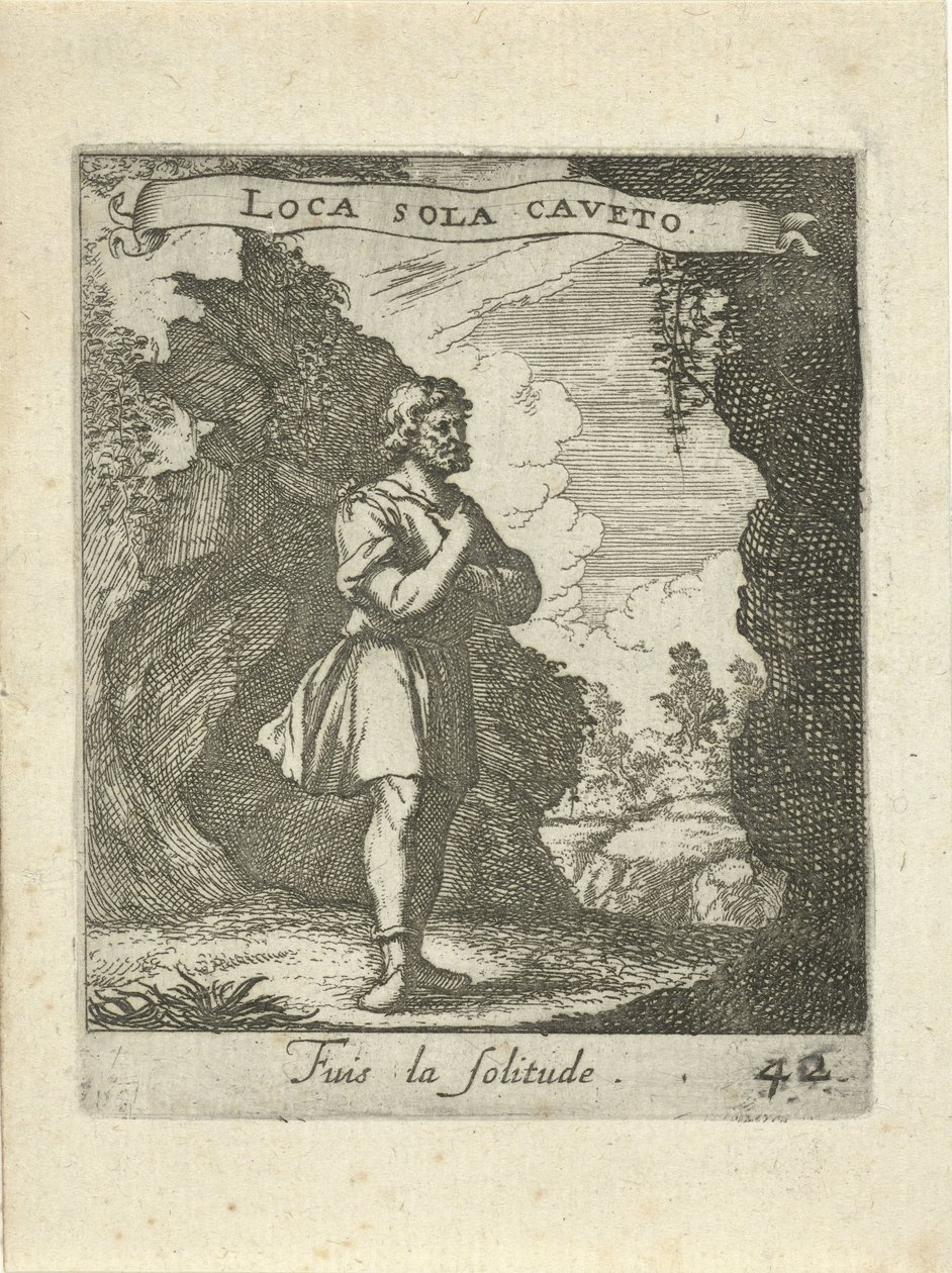Man by a Cave by Albert Flamen