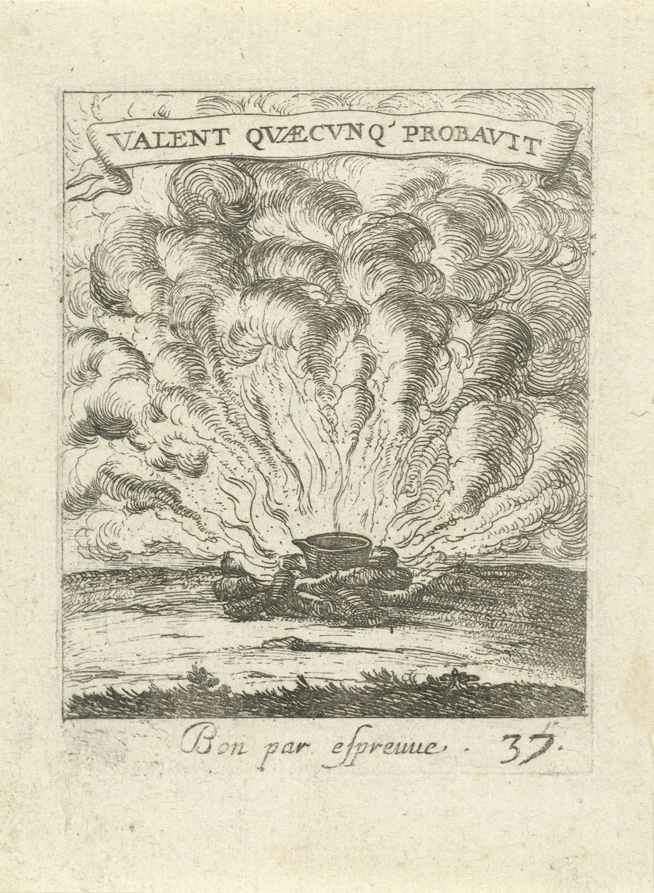 Pan on a Campfire by Albert Flamen