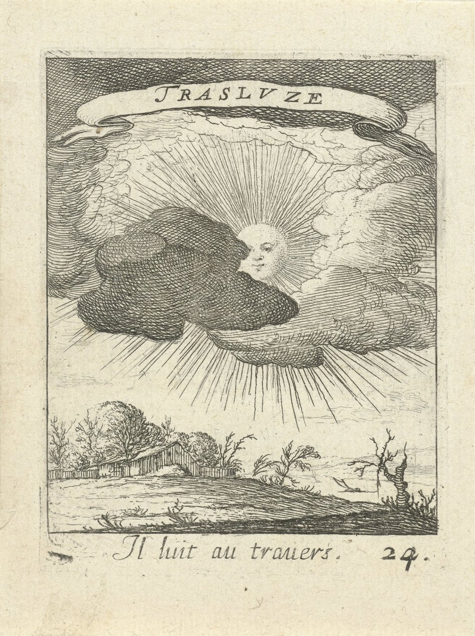 Sun Behind Clouds by Albert Flamen