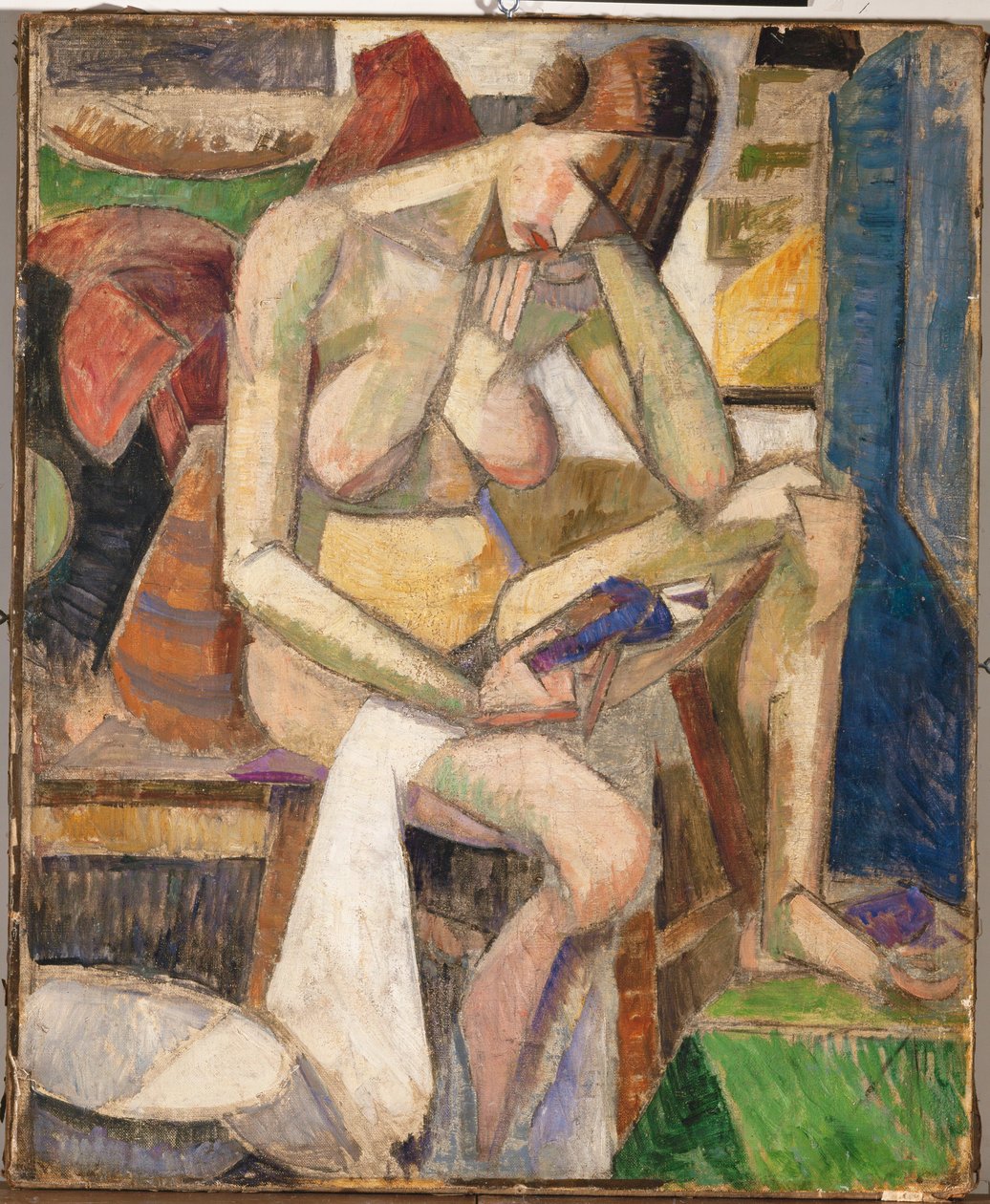 Sitting Nude by Albert Gleizes