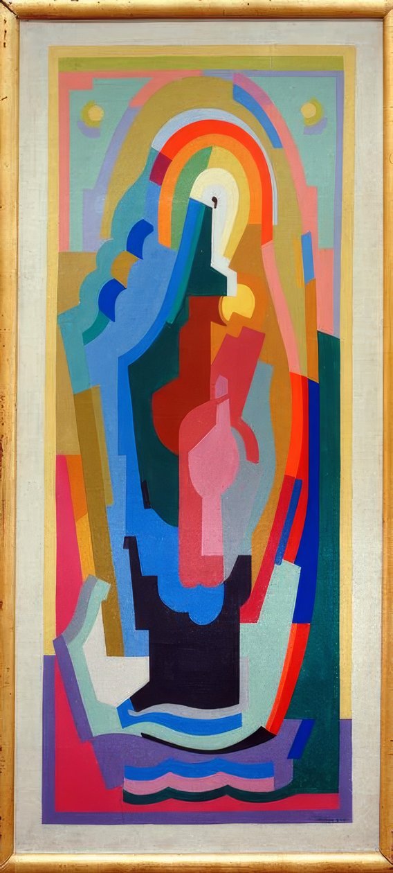 The Holy Virgin in a Halo by Albert Gleizes