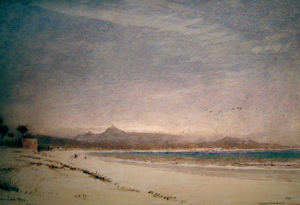 Alcudia Bay, Majorca by Albert Goodwin