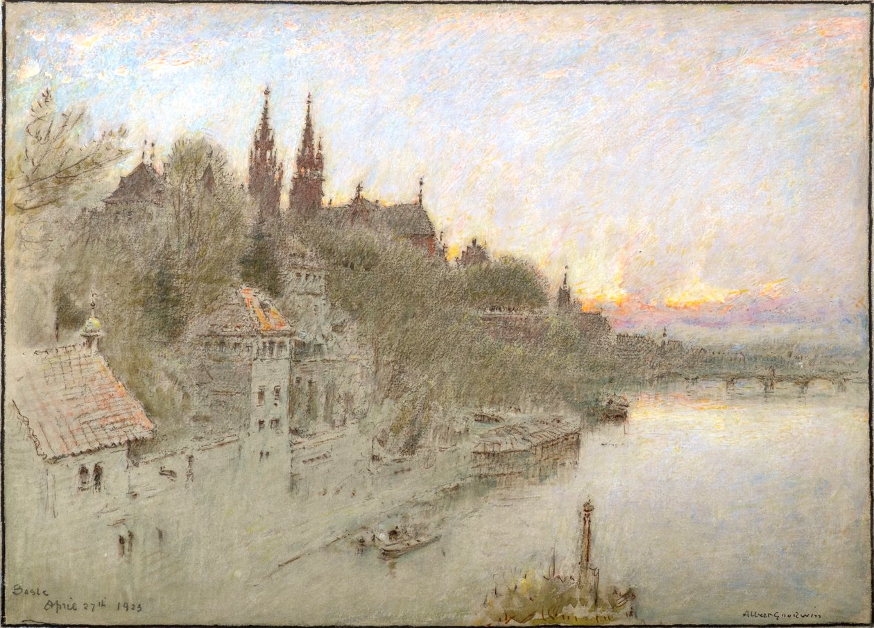 Basle by Albert Goodwin