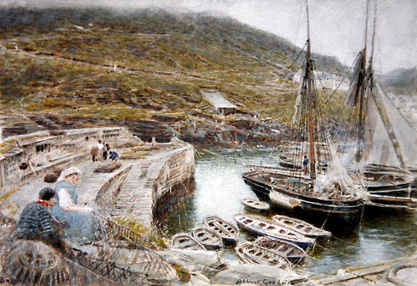 Boscastle by Albert Goodwin