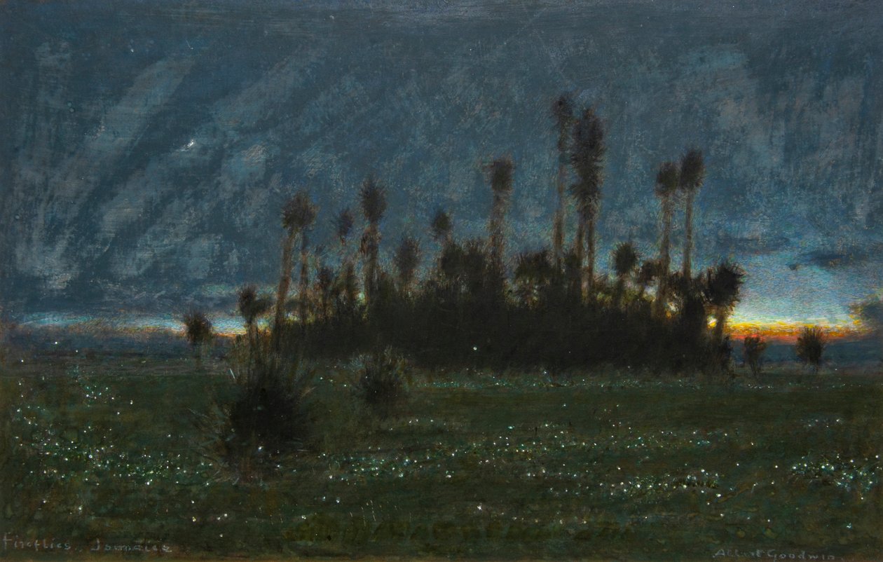 Fireflies, Jamaica by Albert Goodwin
