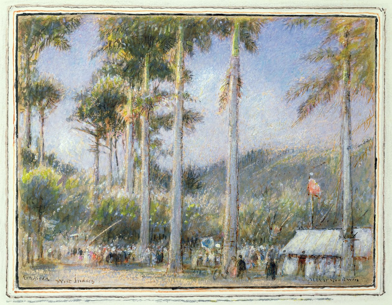 Grenada, West Indies by Albert Goodwin