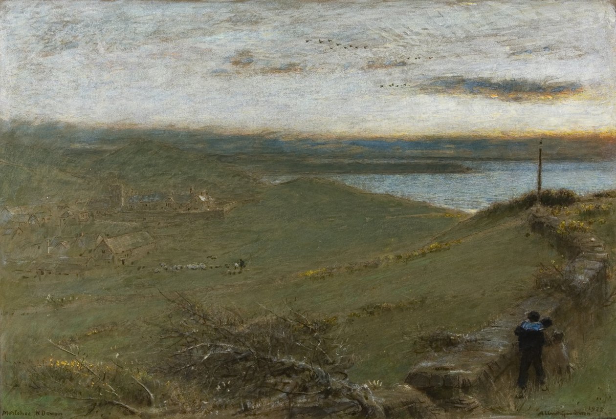 Morthoe, North Devon by Albert Goodwin