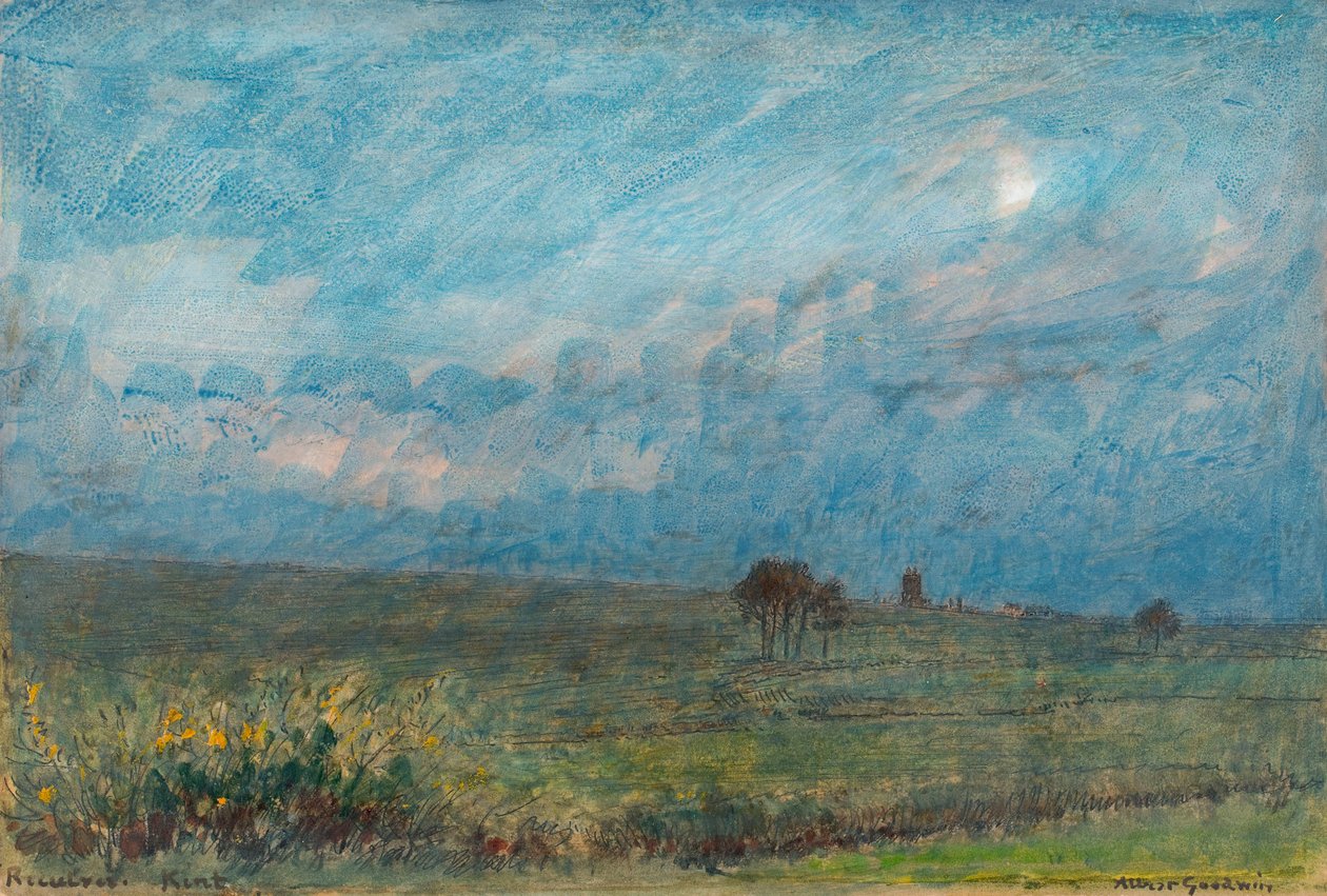 Reculver, Kent by Albert Goodwin