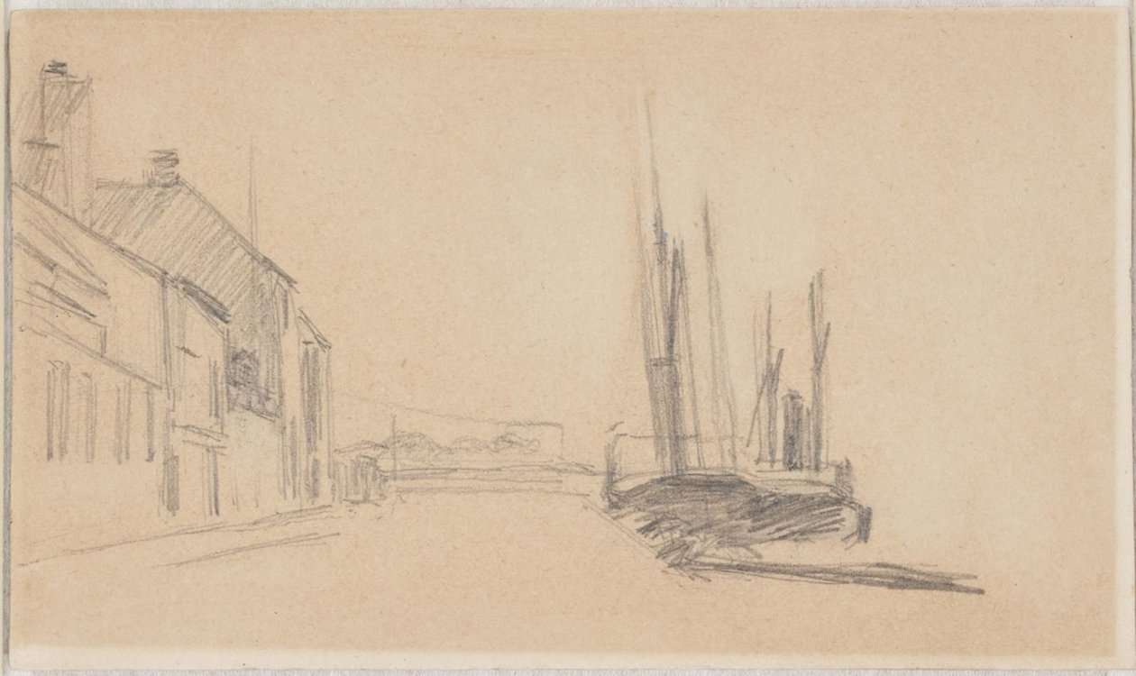 Helsingør Harbor by Albert Gottschalk