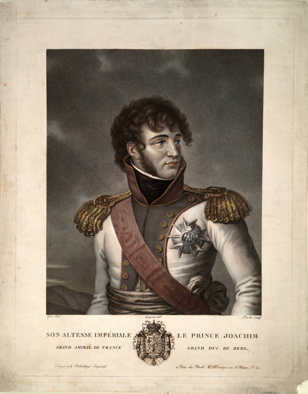 Portrait of Joachim Murat, ca 1806 by Albert Gregorius