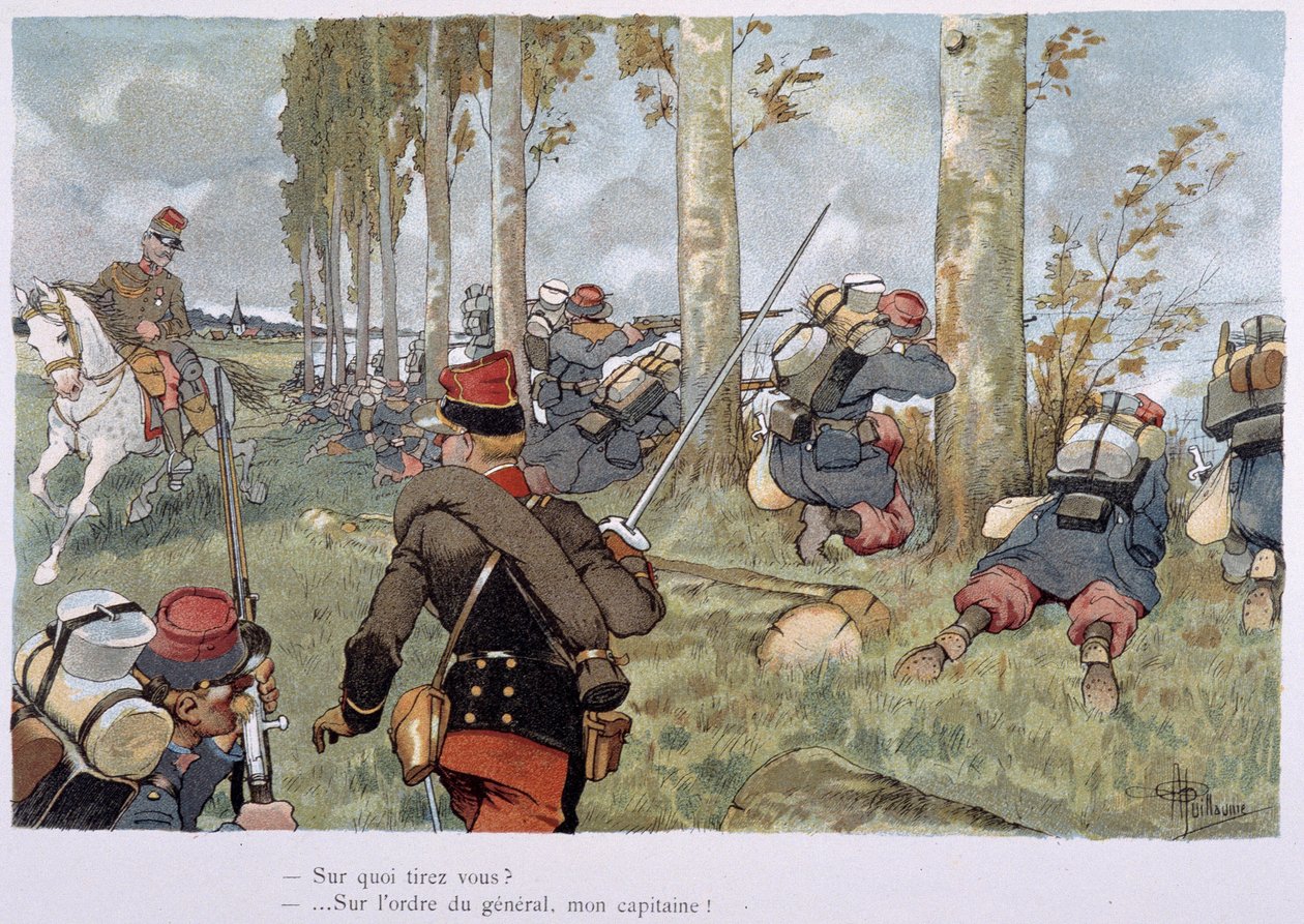 During the action - in Military Album by Albert Guillaume, circa 1900 by Albert Guillaume