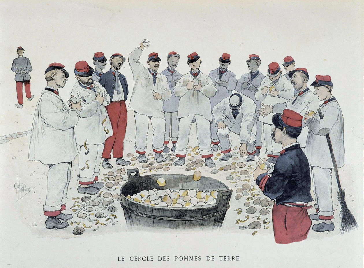 The Circle of Potatoes (Peeling Chore) - in 
