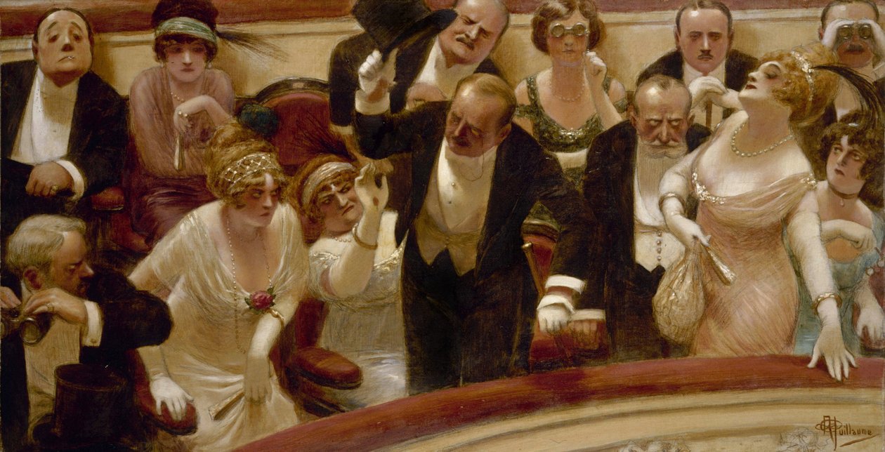 The Latecomers, ca. 1914 by Albert Guillaume