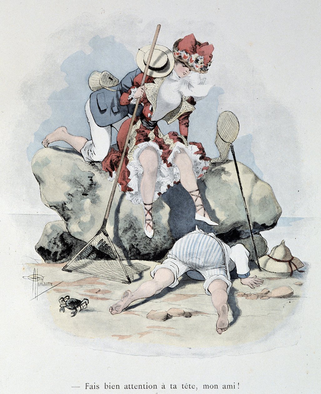 The Beaches of the Channel at the Beginning of the Century, in 