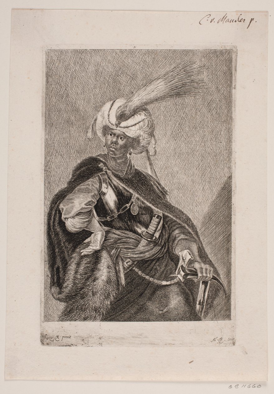 A Black African in Armor by Albert Haelwegh