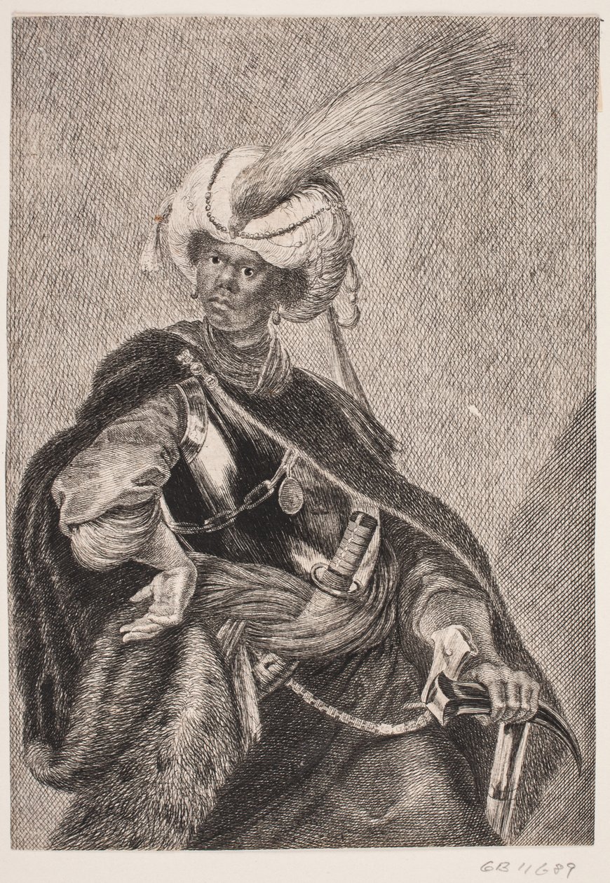 A Black African in Armor by Albert Haelwegh