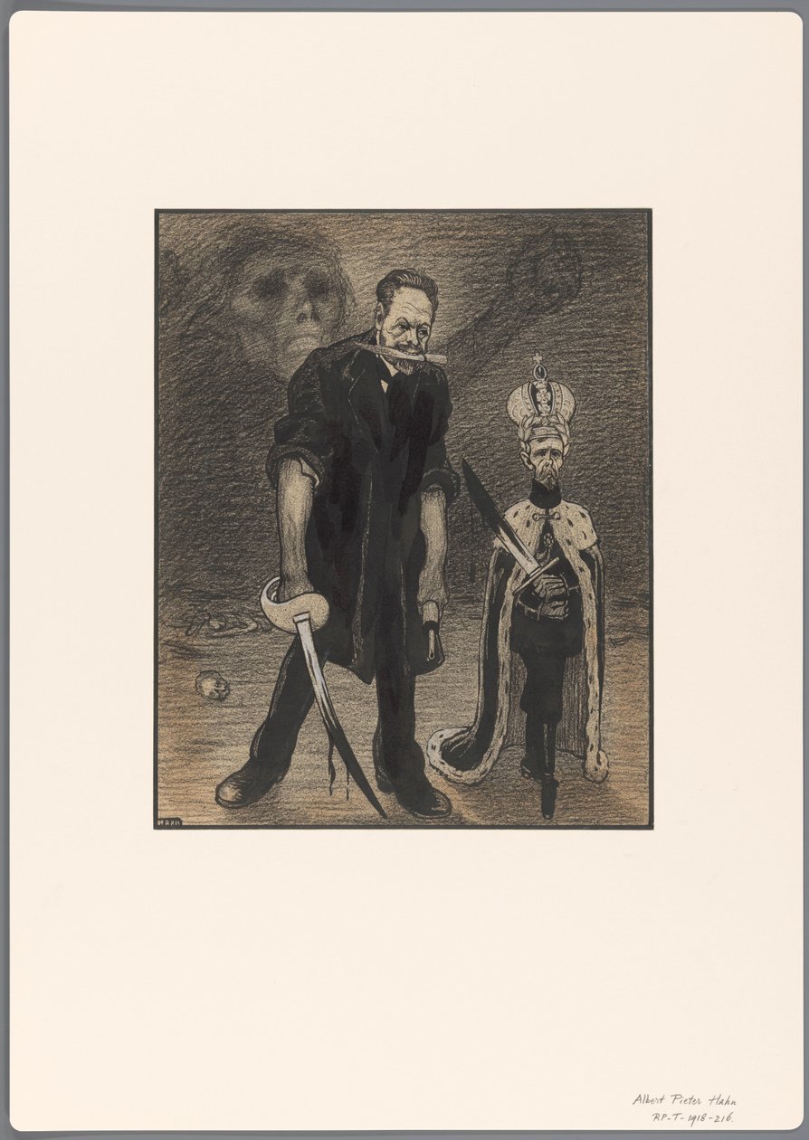 Design for a Political Cartoon: The Russian Revolution by Albert Hahn (I)