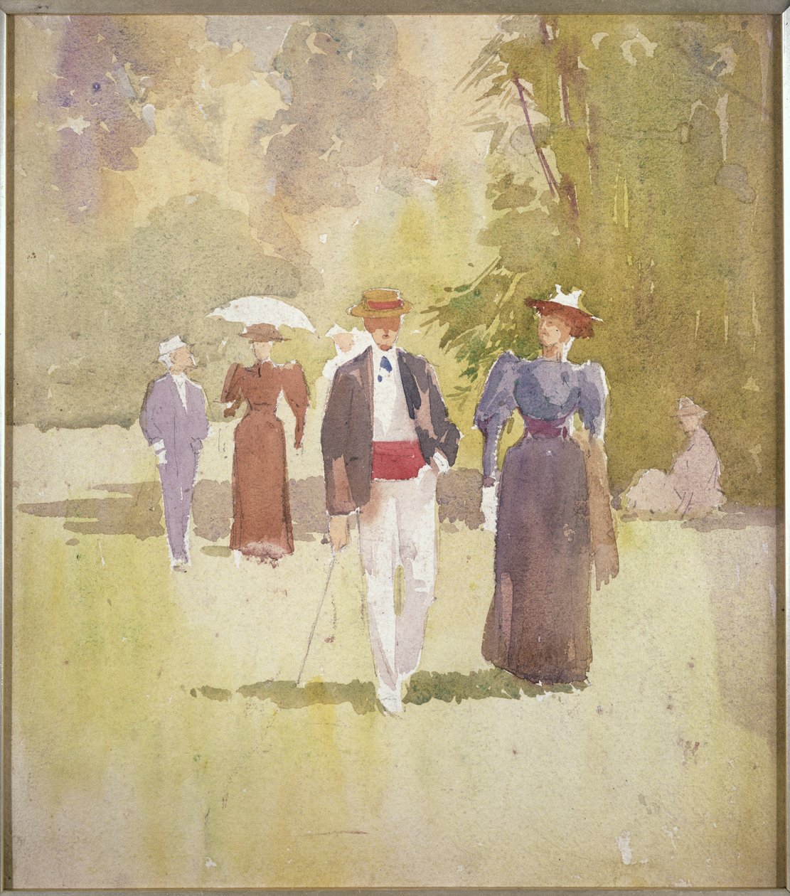 A Walk in the Park by Albert Henry Fullwood