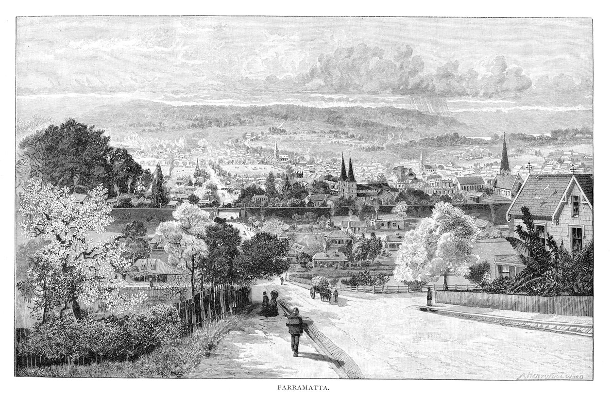 Parramatta, New South Wales, Australia by Albert Henry Fullwood