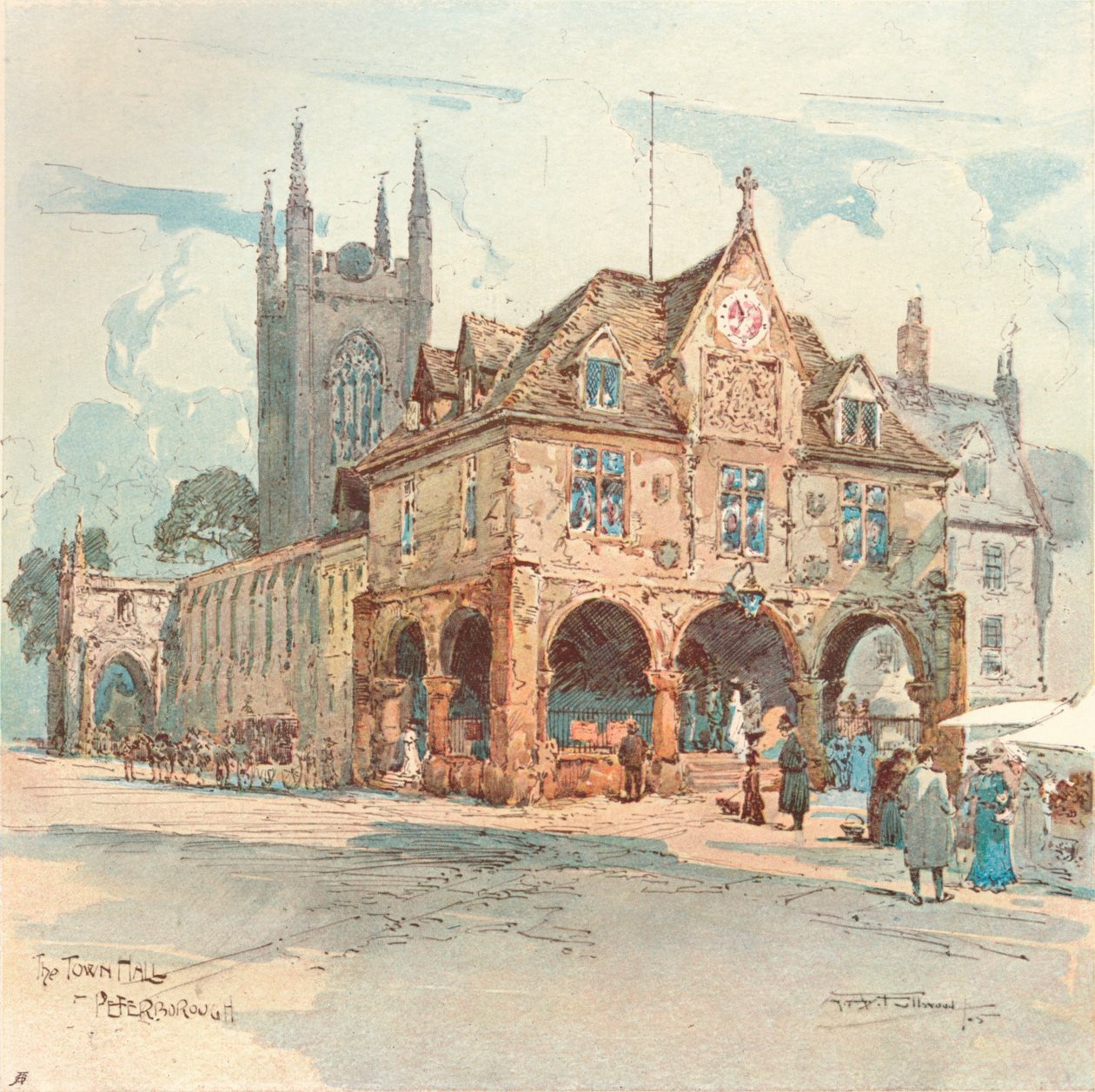 The Town Hall, Peterborough by Albert Henry Fullwood