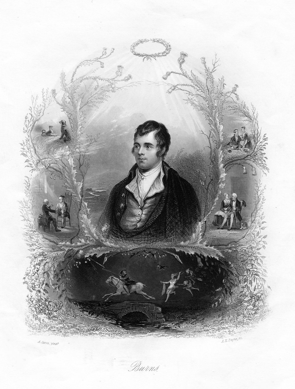 Robert Burns, Scottish Poet by Albert Henry Payne