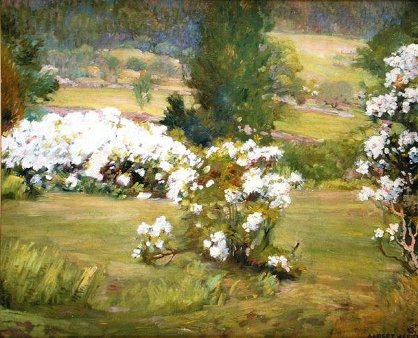 Blooming Flowers, c.1925 by Albert Herter