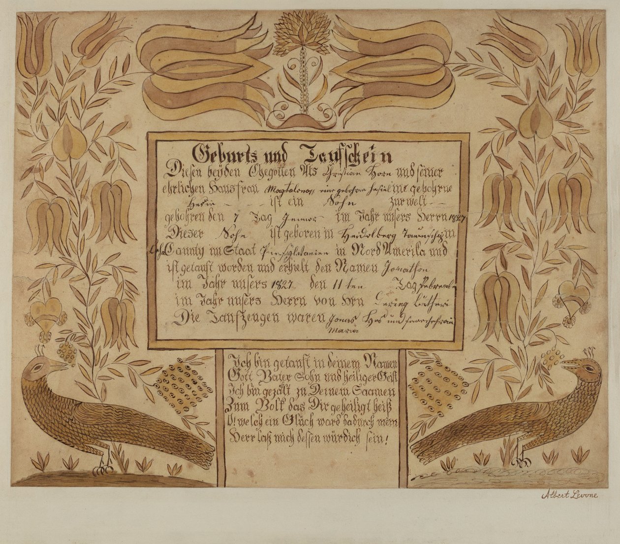 Fraktur, 1935-1942 by Albert J. Levone