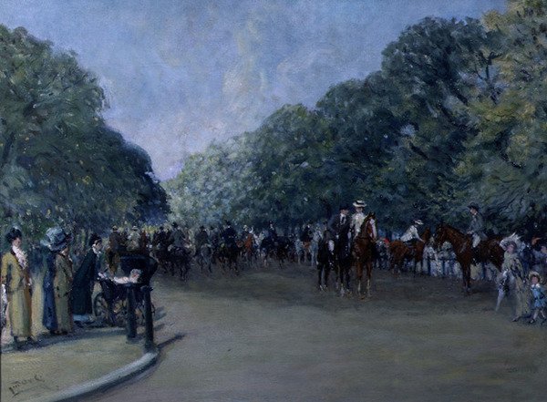 Rotten Row, Hyde Park by Albert Jnr. Ludovici