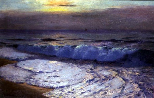 The Breaking Wave, Dusk by Albert Julius Olsson