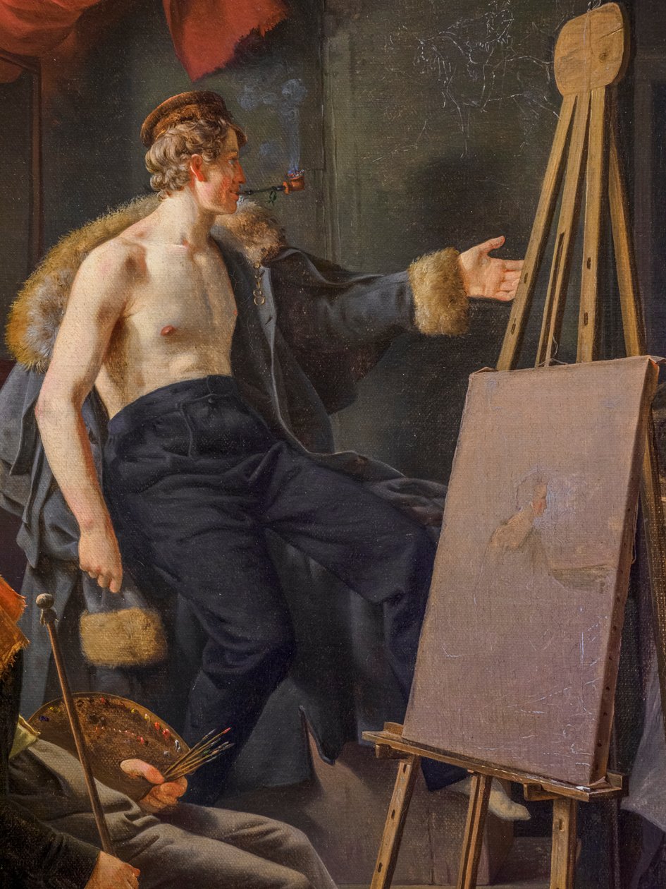 A Girl from Amager Selling Fruit in an Artist’s Studio (detail) by Albert Kuchler