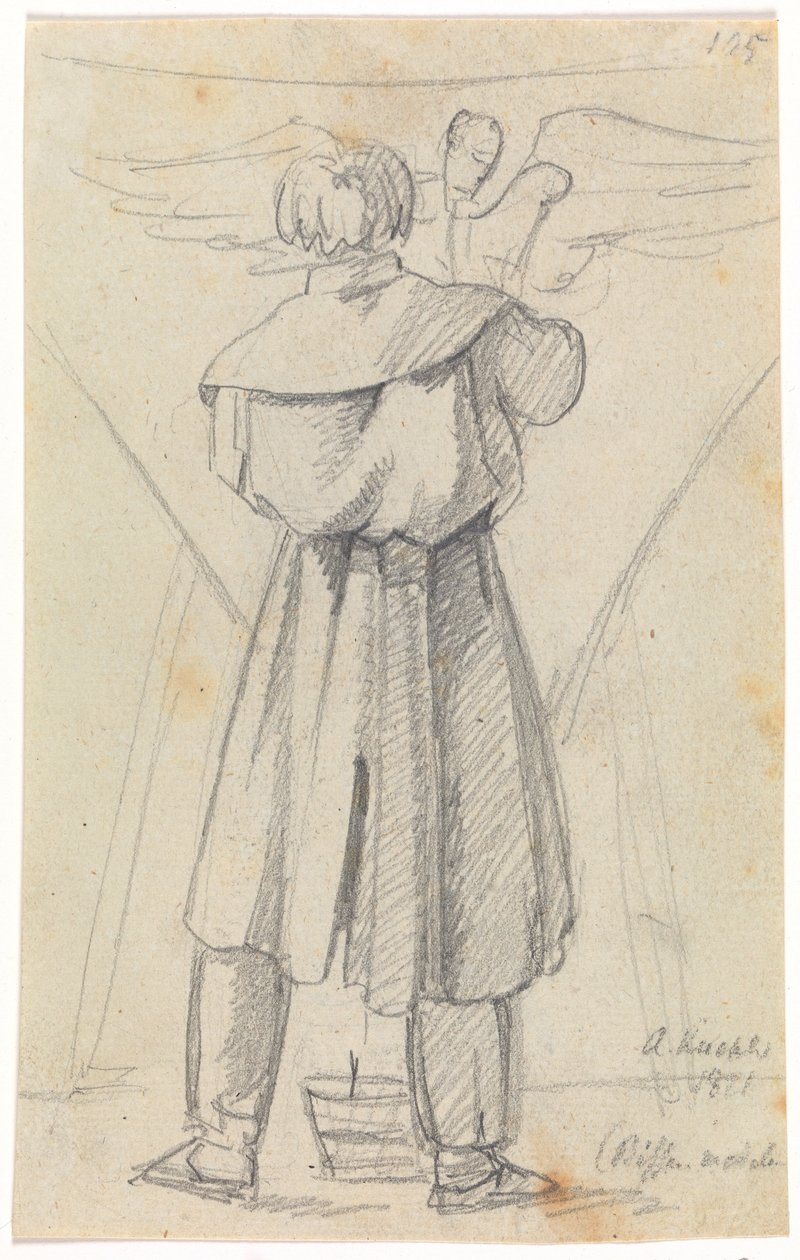 Herman Wilhelm Bissen Modeling One of the Pendentives for Christiansborg Palace Church by Albert Küchler