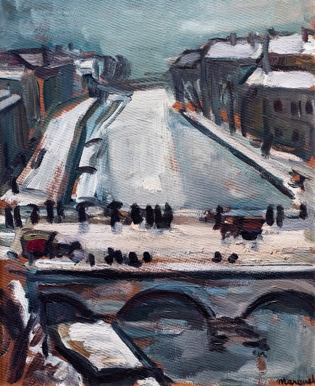 Bridge over the Seine in Winter by Albert Marquet