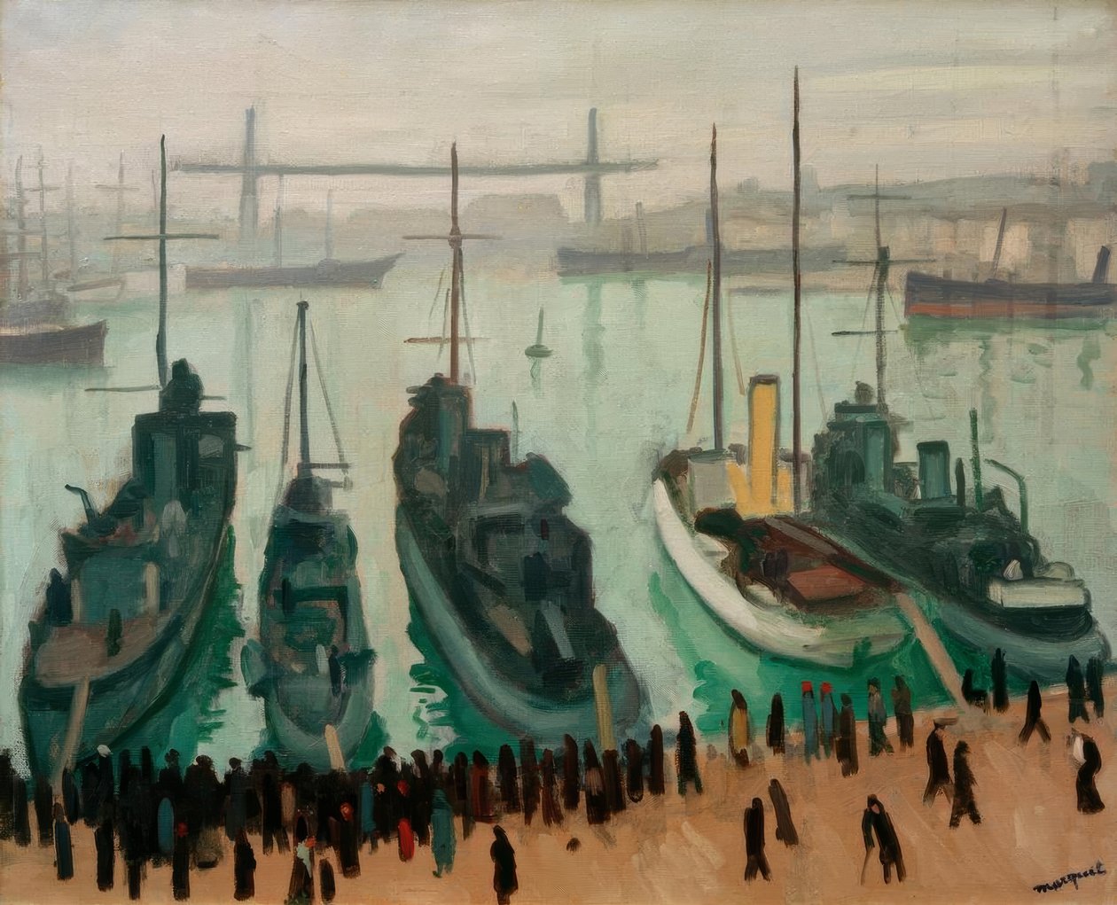 The Old Port in Marseille by Albert Marquet