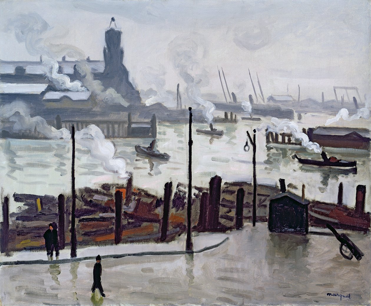 Hamburg Harbour by Albert Marquet