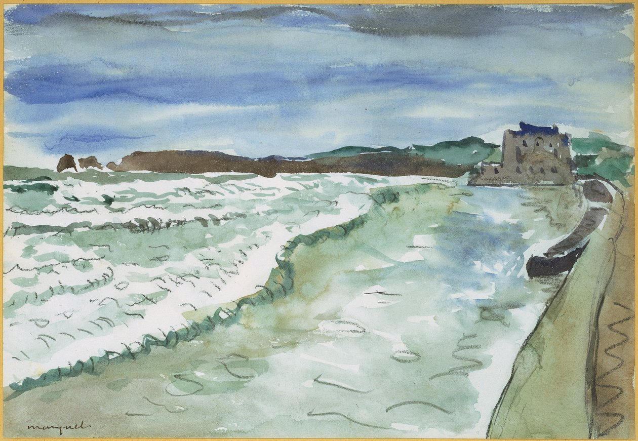 Hendaye, the Beach and the Casino by Albert Marquet