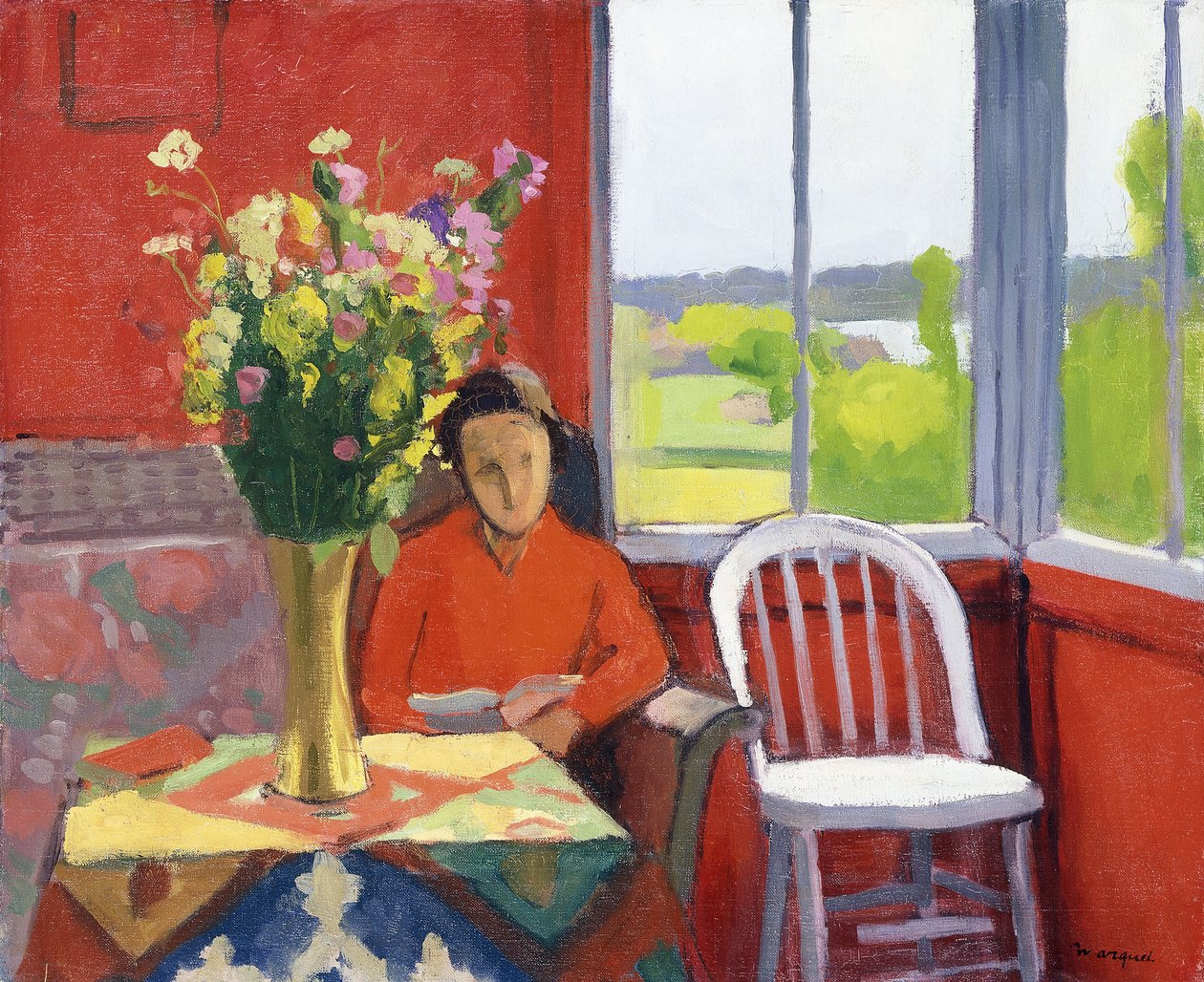 Interior at Hesnes, Norway by Albert Marquet