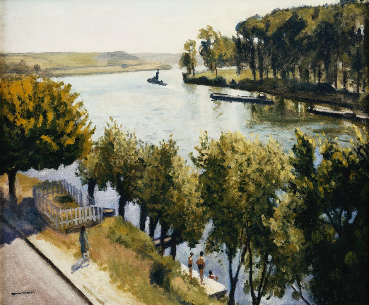 La Seine at La Frette Montigny by Albert Marquet