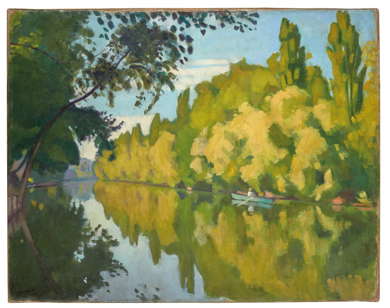 La Varenne Sainte-Hilaire, the Boat by Albert Marquet