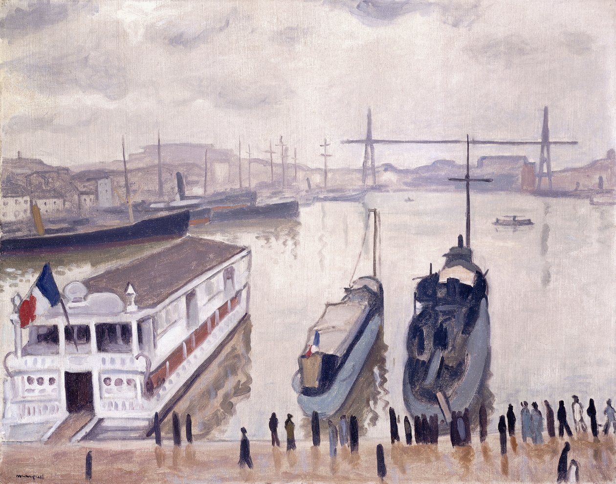 The Nautical Circle, Marseille by Albert Marquet