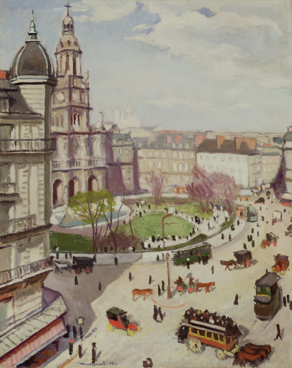 Le Square de la Trinite, Sunlight by Albert Marquet