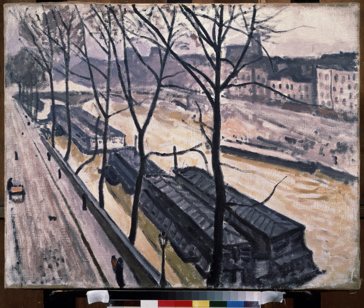 Paris in Winter, Quai Bourbon by Albert Marquet