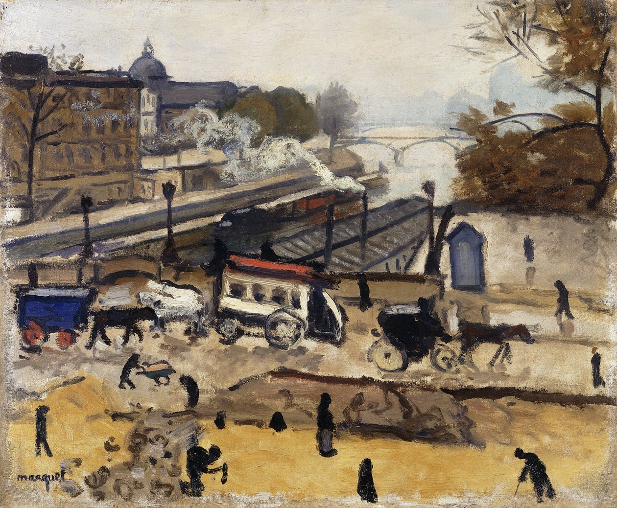 Paris, the New Bridge, Work by Albert Marquet