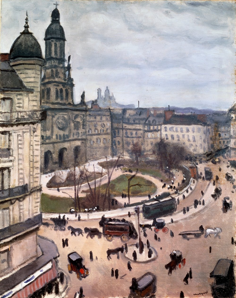 Place de la Trinité in Paris, 1911 by Albert Marquet