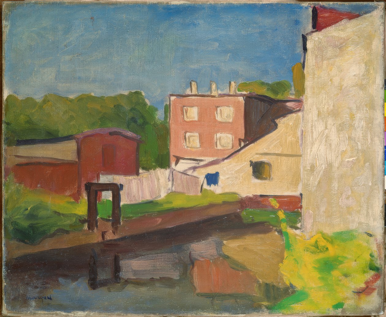 Pink House in Arcueil by Albert Marquet