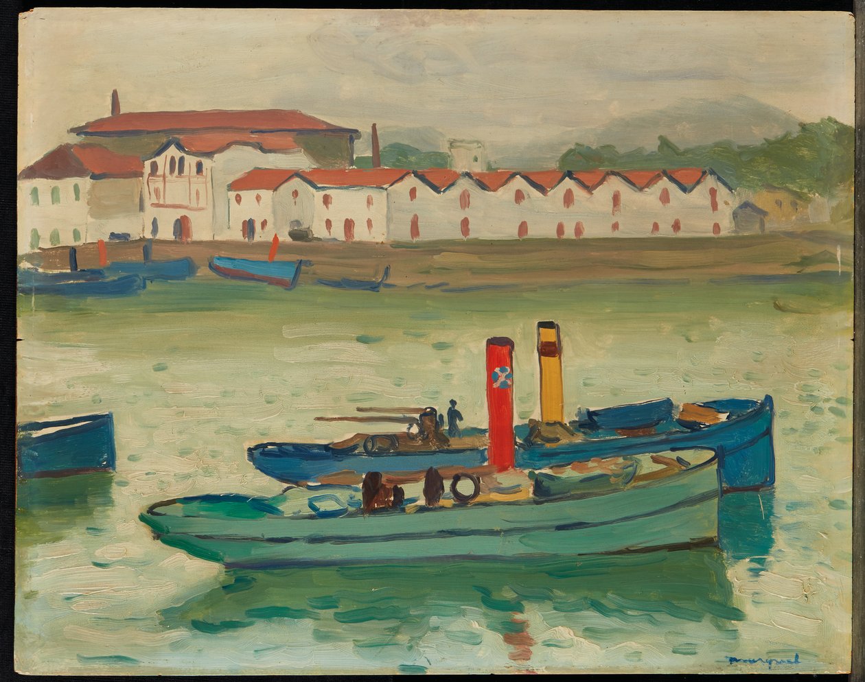 Saint-Jean-de-Luz, Fishing Boat by Albert Marquet