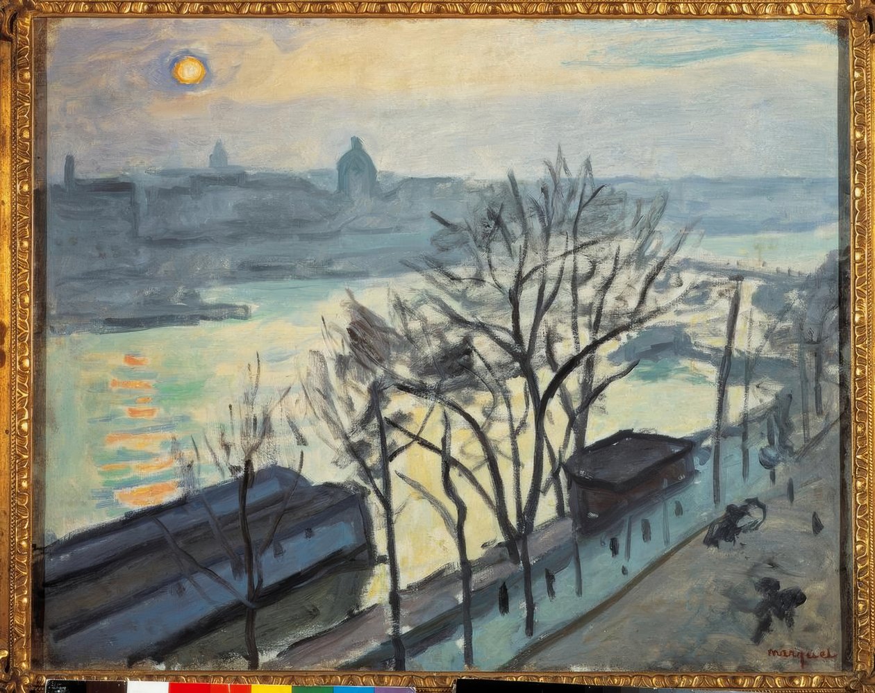 Sun over Paris. The Quai du Louvre by Albert Marquet