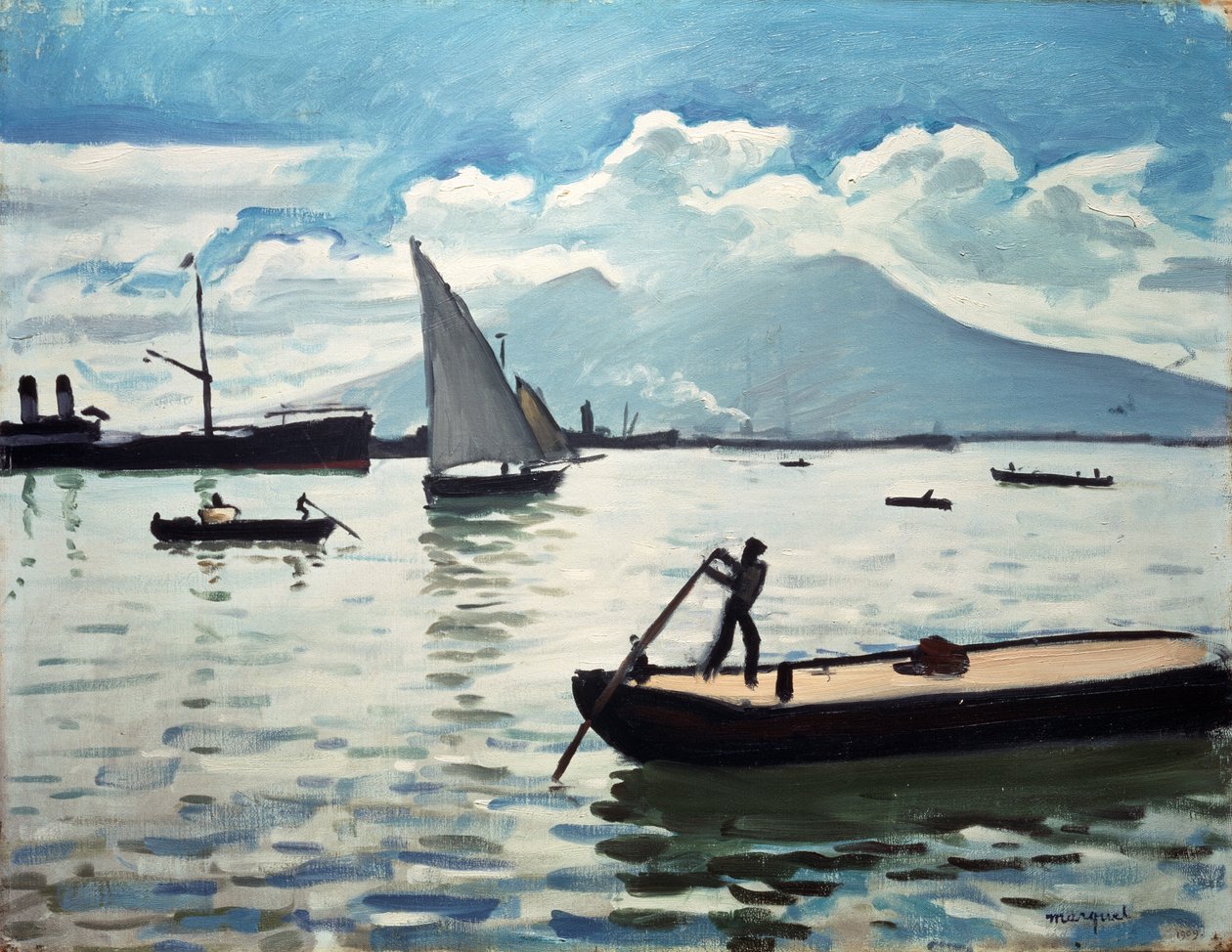 The Bay of Naples, 1909 by Albert Marquet
