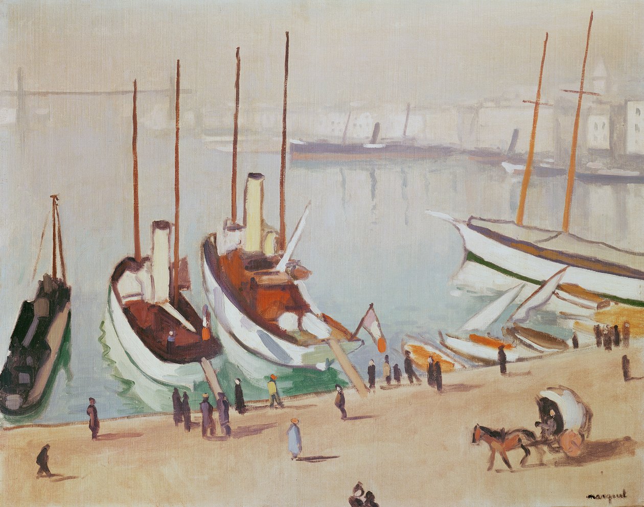 The Old Port at Marseilles by Albert Marquet