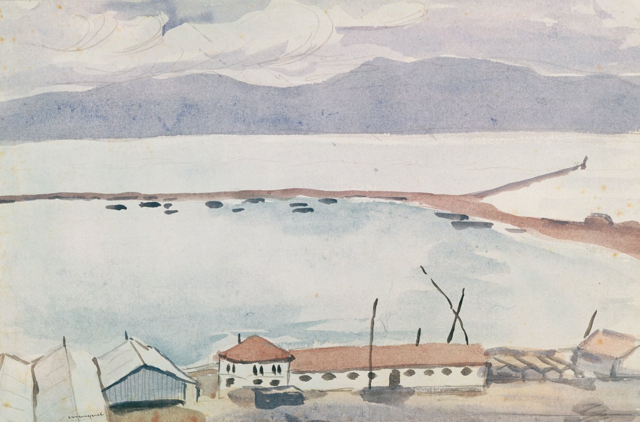 The Port of Bougie, Algeria by Albert Marquet