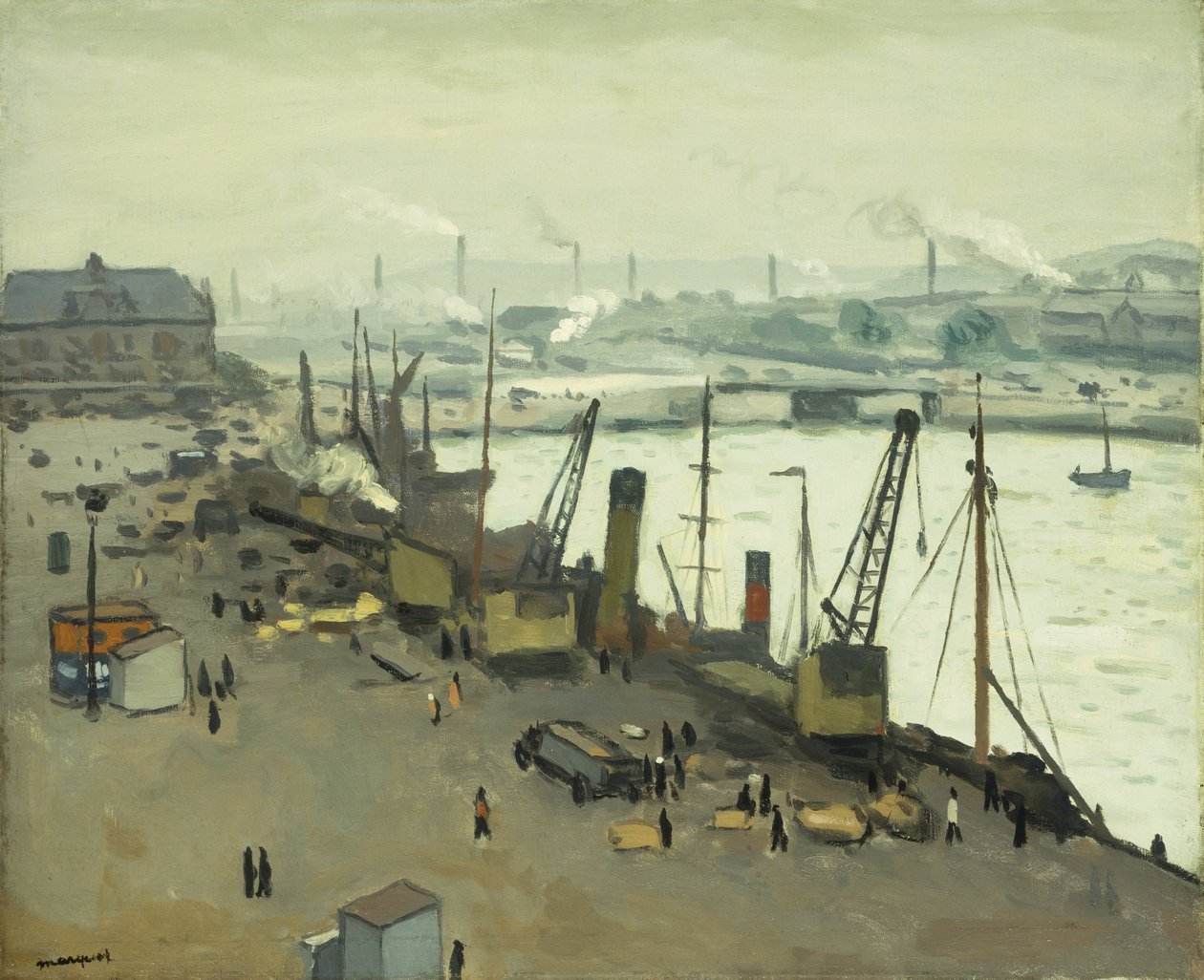 The Port of Boulogne by Albert Marquet